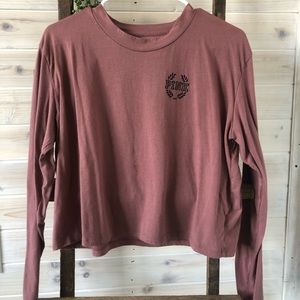 Victoria secret pink long sleeve campus shirt